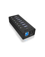 ICY BOX IB-AC618 7-Port USB 3.0 Hub Aluminium Datenverteiler/Umschalter