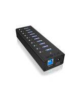 ICY BOX IB-AC6110 10-Port USB 3.0 Hub Datenverteiler/Umschalter