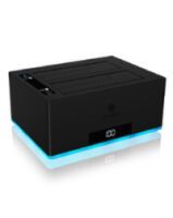 ICY BOX IB-127CL-U3 - HDD - Serial ATA - Serial ATA II - Serial ATA III - 2.5,3.5" - 18 TB - USB 3.2 Gen 1 (3.1 Gen 1) Type-B - 5 Gbit/s