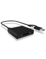 ICY BOX IB-CR404-C31 - CFast 2.0 - Black - 10000 Mbit/s - Aluminium - Power - Windows - macOS - ChromeOS