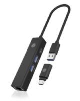 ICY BOX IB-HUB1439 LAN/USB Hub LAN/USB Hub Kabel und Adapter -Computer-
