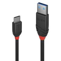 LINDY USB 3.1 Kabel Typ A/C 3A Black Line M/M 1.5m (36917)