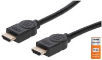 MANHATTAN Premium HDMI-Kabel Ethernet-Kanal 4K@60HZ 1m (354837)