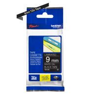 Brother SCHRIFT WEISS   / BAND SCHWARZ (TZE325 PRÄGEBAND 9MM)