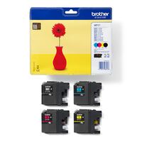 Brother LC-121 Value Pack BK/C/M/Y Druckerpatronen