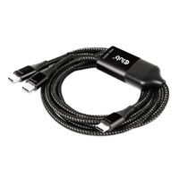 Club 3D USB type C Y cable Charging to 2XUSB type max 100 Watt 1.83m/6Feet - Cable - Digital