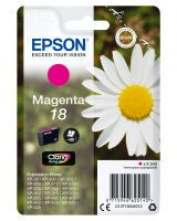 Epson Daisy Singlepack Magenta 18 Claria Home Ink - Standard Yield - Pigment-based ink - 3.3 ml - 180 pages - 1 pc(s)