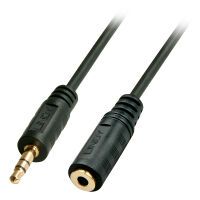 LINDY Audiokabel Stereo 3.5mm/3.5mm M/F 5m (35654)