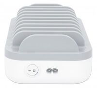 MANHATTAN 10-Port USB-Ladestation 120W weiß/grau (180856)