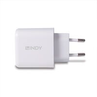 LINDY USB Ladegerät Typ A & C Charger 30W, weiß (73424)