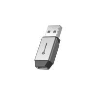 Alogic Adapter USB-A -> USB-C ultra Mini          space grau (ULACMN-SGR)