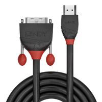 LINDY HDMI an DVI-D Single Link Kabel Black Line 2m (36272)