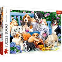 Trefl S.A. Trefl - Puzzle 1000 Teile Hunde im Garten