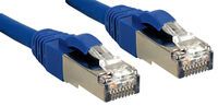 Lindy 45641 - 0.5 m - Cat6 - SF/UTP (S-FTP) - RJ-45 - RJ-45 - Blue