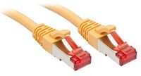 Lindy Rj45/Rj45 Cat6 0.3m - 0.3 m - Cat6 - S/FTP (S-STP) - RJ-45 - RJ-45 - Yellow