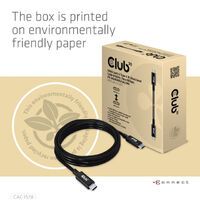 Club 3D Club3D Kabel   USB 4   Typ C  PD 240W / 8K / 40Gbps 2m St/St retail (CAC-1578)