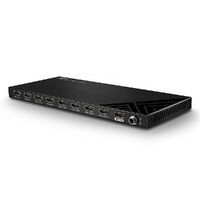 Lindy 38237 - HDMI - 8x HDMI - 3840 x 2160 pixels - Black - Metal - 4K Ultra HD