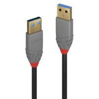 LINDY USB 3.0 Kabel Typ A/A Anthra Line M/M 1m (36751)