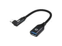 CONCEPTRONIC Adapter USB-C3.2 90°->USB-A3.0   10Gbs 0.15m sw (ABBY19B)