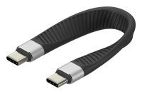 Techly USB4 Gen3 C auf C Flexibles Kabel (ICOC-USBC-FL-U4)