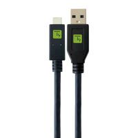 Techly USB3.1 Kabel Stecker Typ-A - USB Typ-C Schwarz 2 m - Cable - Digital