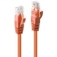 Lindy Cat.6 U/UTP 0.5m - 0.5 m - Cat6 - U/UTP (UTP) - RJ-45 - RJ-45 - Orange
