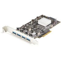 STARTECH.COM 4-Port USB 3.2 Gen 2 PCIe Karte - USB-A SuperSpeed 10Gbit/s PCI Express 3.0 x2 Host-Con