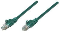 Intellinet Network Patch Cable - Cat6 - 1.5m - Green - Copper - S/FTP - LSOH / LSZH - PVC - RJ45 - Gold Plated Contacts - Snagless - Booted - Polybag - 1.5 m - Cat6 - S/FTP (S-STP) - RJ-45 - RJ-45 - Green