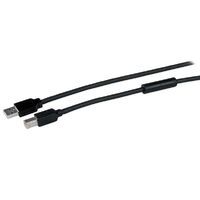STARTECH.COM 15m aktives USB 2.0 A auf B Kabel - Stecker/Stecker - USB Druckerkabel 1x USB A / 1x US