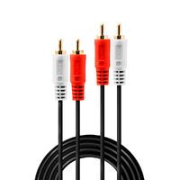 Lindy 35660 - 2 x RCA - Male - 2 x RCA - Male - 1 m - Red,White