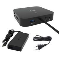 I-TEC USB-C HDMI Dual DP Docking Station with Power Delivery 100 W + i-tec Universal Charger 112 W (