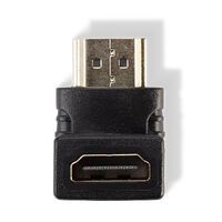 Lindy HDMI 90° - HDMI - HDMI - Black