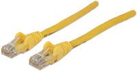Intellinet Network Patch Cable - Cat6 - 5m - Yellow - CCA - U/UTP - PVC - RJ45 - Gold Plated Contacts - Snagless - Booted - Polybag - 5 m - Cat6 - U/UTP (UTP) - RJ-45 - RJ-45 - Yellow