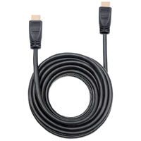 Manhattan HDMI In-Wall CL3 Cable with Ethernet - 4K@60Hz (Premium High Speed) - 8m - Male to Male - Black - Ultra HD 4k x 2k - In-Wall rated - Fully Shielded - Gold Plated Contacts - Lifetime Warranty - Polybag - 8 m - HDMI Type A (Standard) - HDMI Type A