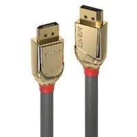 LINDY 5m DisplayPort Kabel Gold Line Aufloesung: 4096x2160 60Hz 4:4:4 10bit (36294)