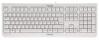 Cherry KC 1000 - Keyboard - Laser - 4 keys QWERTZ - Gray, White