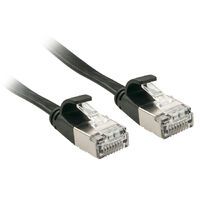 Lindy 47480 - 0.3 m - Cat6a - U/FTP (STP) - RJ-45 - RJ-45 - Black