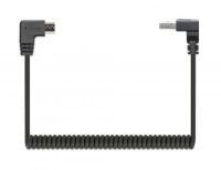 MANHATTAN Spiralkabel USB-A auf Micro-USB Ladekabel 1m schwa (356237)