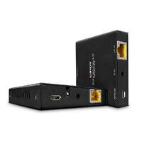 Lindy 38205 - 3840 x 2160 pixels - AV transmitter & receiver - 50 m - Wired - Black - HDCP