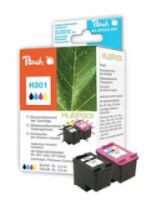 Peach Patrone HP Nr.301 MultiPack no ink level chip remanufactured (PI300-562)