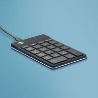 R-Go Numpad Break - Black - Wired - USB - Universal - China - Black - Aluminium - 1.5 m