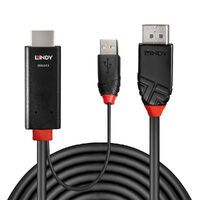 Lindy 2m HDMI an DisplayPort Adapterkabel - Digital/Display/Video