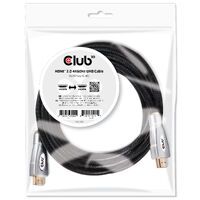 Club 3D HDMI 2.0 4K60Hz UHD Cable 5m/16.4ft - 5 m - HDMI Type A (Standard) - HDMI Type A (Standard) - 3D - 18 Gbit/s - Black