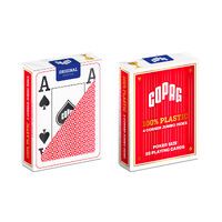 ASS Altenburger COPAG® 100% Plastik Poker Jumbo Index rot