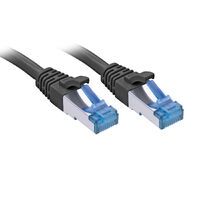 Lindy 47412 - 1 m - Cat6a - S/FTP (S-STP) - RJ-45 - RJ-45 - Black