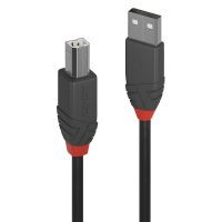 LINDY USB 2.0 Kabel Typ A/B Anthra Line M/M 5m (36675)