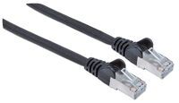 INTELLINET Netzwerkkabel Cat6 S/FTP LS0H 5m Schwarz RJ-45 Stecker / RJ-45 Stecker Vergoldete Kontakt