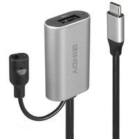 LINDY USB 3.1 Aktiv-Verlängerung Typ C/A M/F 5m (43270)