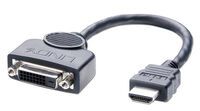 LINDY HDMI an DVI-D Buchse Adapterkabel 0.2m (41227)