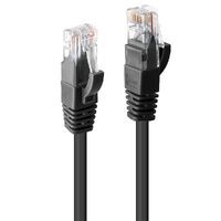 Lindy RJ-45 Cat6 U/UTP 15 m - 15 m - Cat6 - U/UTP (UTP) - RJ-45 - RJ-45 - Black